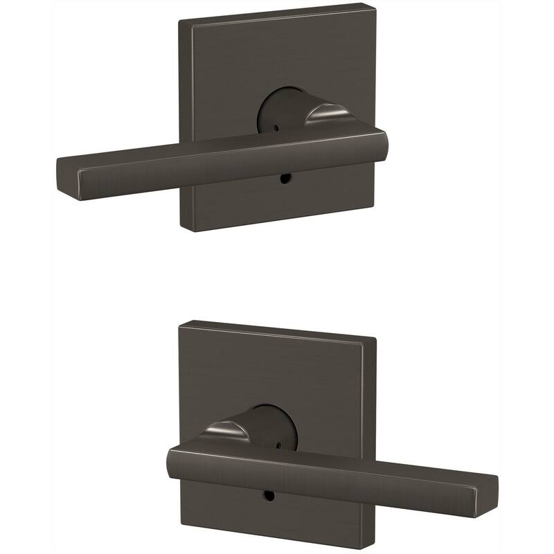 Schlage Custom Latitude Non-Turning Two-Sided Dummy Door Lever Set