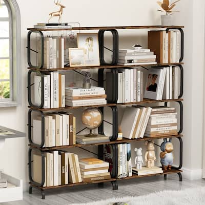 5 Tier Large Bookshelf, Bookcase Home Office Open Bookshelf