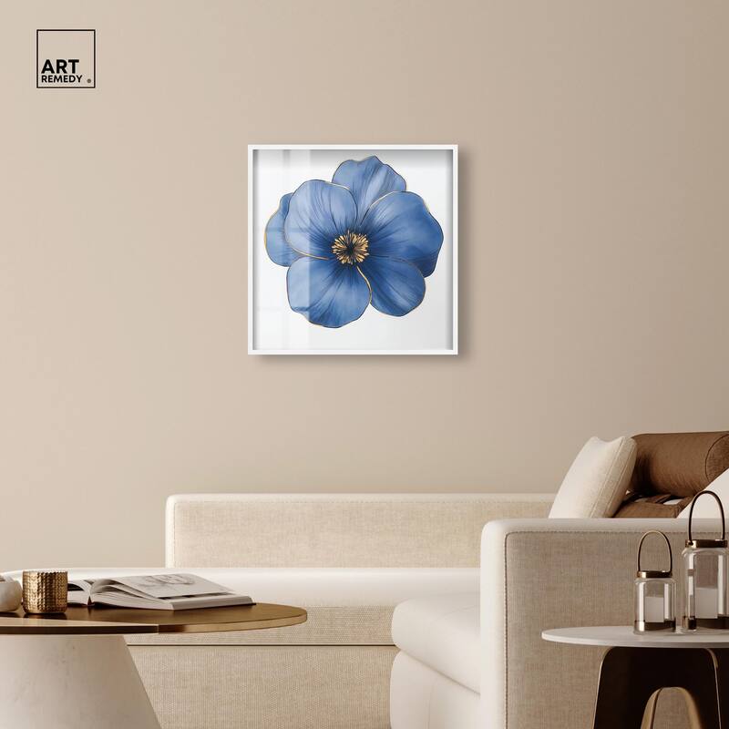 Blue Brilliance II Shadowbox by Art Remedy