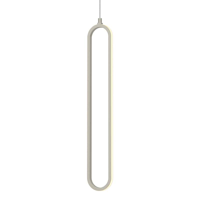 AFX SIEP24LAJD1 Sienna 23" Tall LED Mini Pendant - Painted Nickel / White