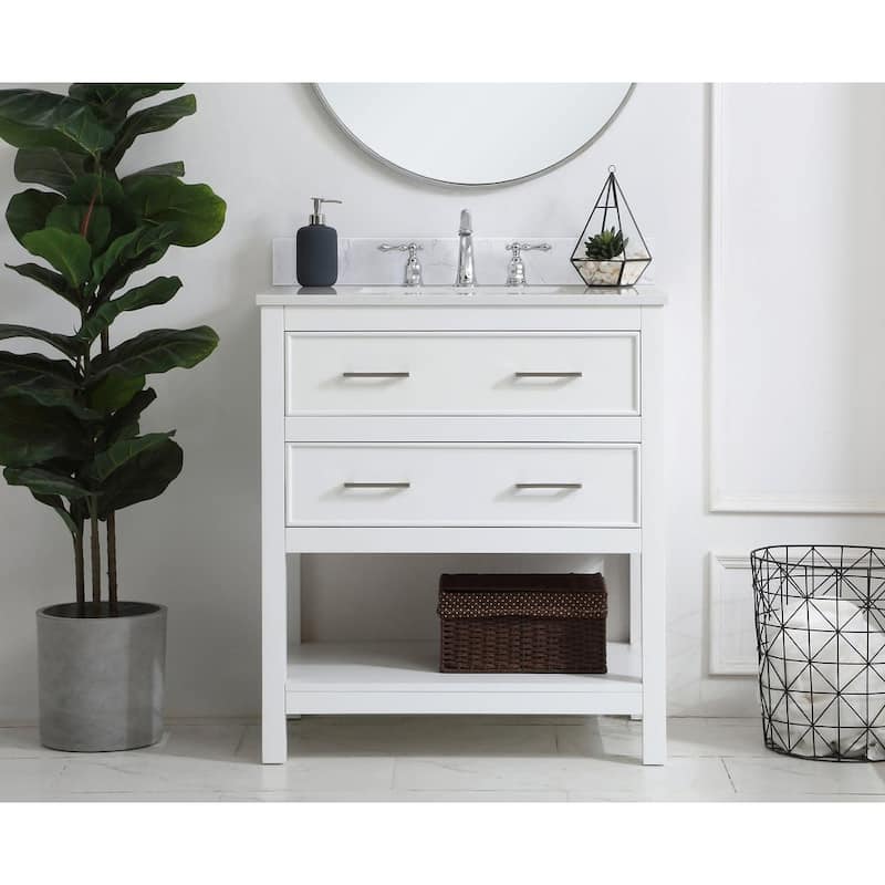 Elegant Lighting VF19030 Sinclaire 30" Free Standing Single Basin