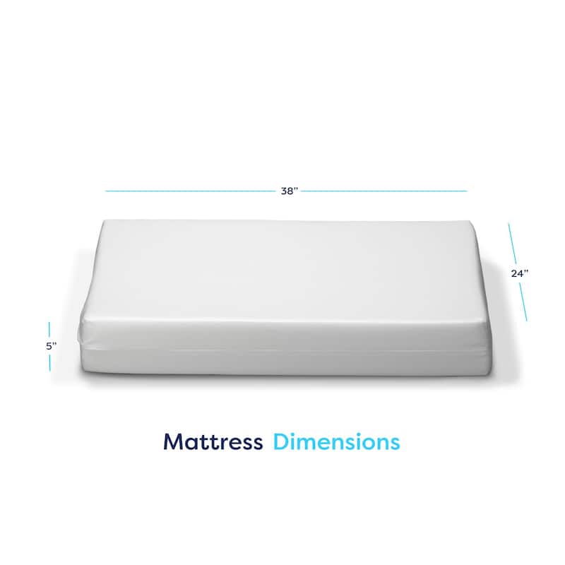 Moonlight Slumber Little Dreamer Mini Crib Mattress - 24 X 38 X 5