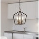preview thumbnail 16 of 198, Marion Lantern Metal LED Pendant, by JONATHAN Y