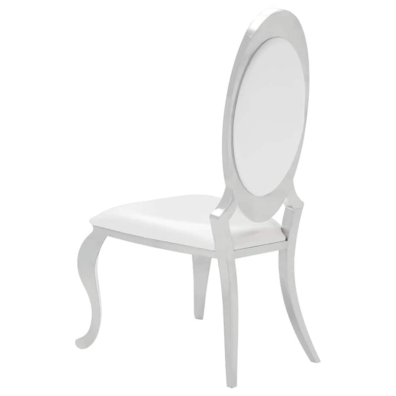 Anchorage Chrome 5-piece Round Dining Set
