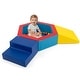 preview thumbnail 7 of 5, Toddler Soft Foam Climbing Toys w/Ball Pit & 100 Ocean Balls Multicolor
