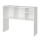 preview thumbnail 3 of 7, Cube White Wood Desk Bookshelf by DormCo
