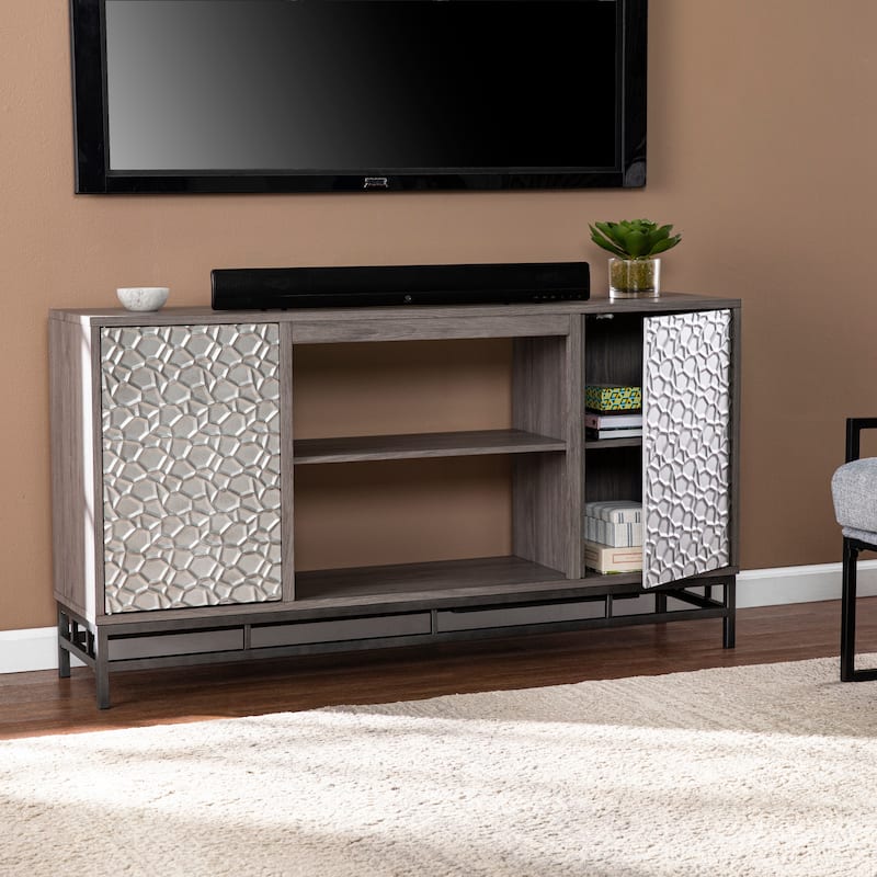 SEI Furniture Hollesborne Two-Door Media TV Stand for TV's up to 50"