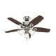 preview thumbnail 2 of 18, Hunter 42" Builder Ceiling Fan with LED Light Kit and Pull Chain