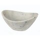 preview thumbnail 5 of 3, Eden Bath Small Stone Canoe Sink - Honed Guanxi White Marble