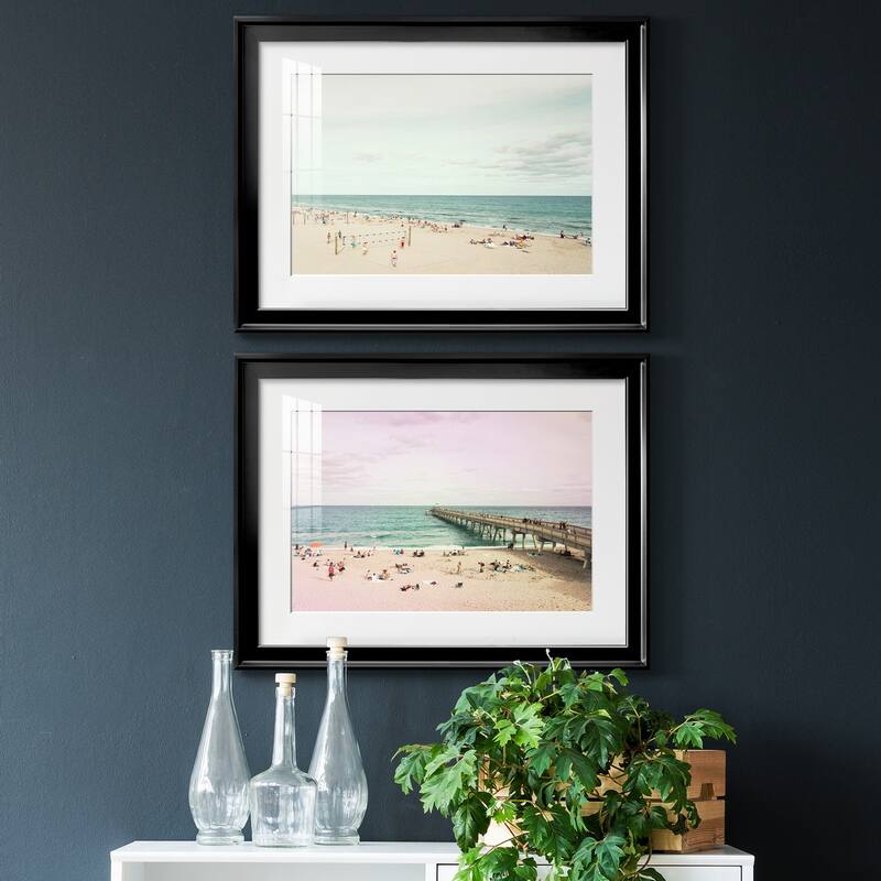 Day at the Beach Premium Framed Print - Ready to Hang
