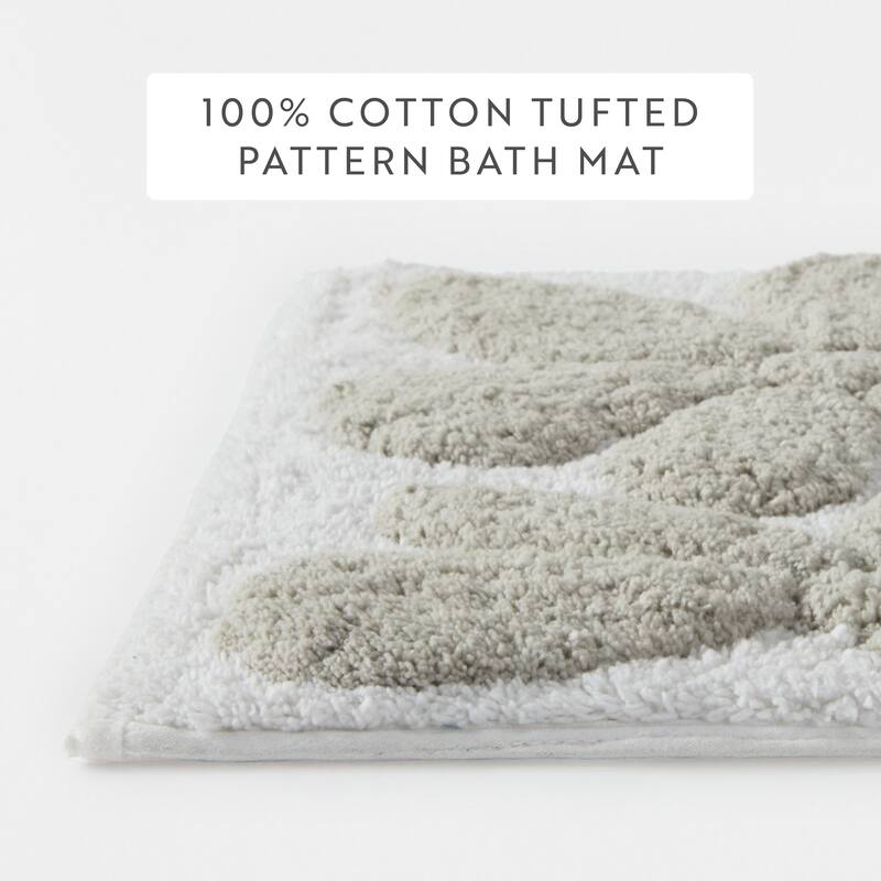 Becky Cameron 100% Cotton Floral Patterned Bath Mat