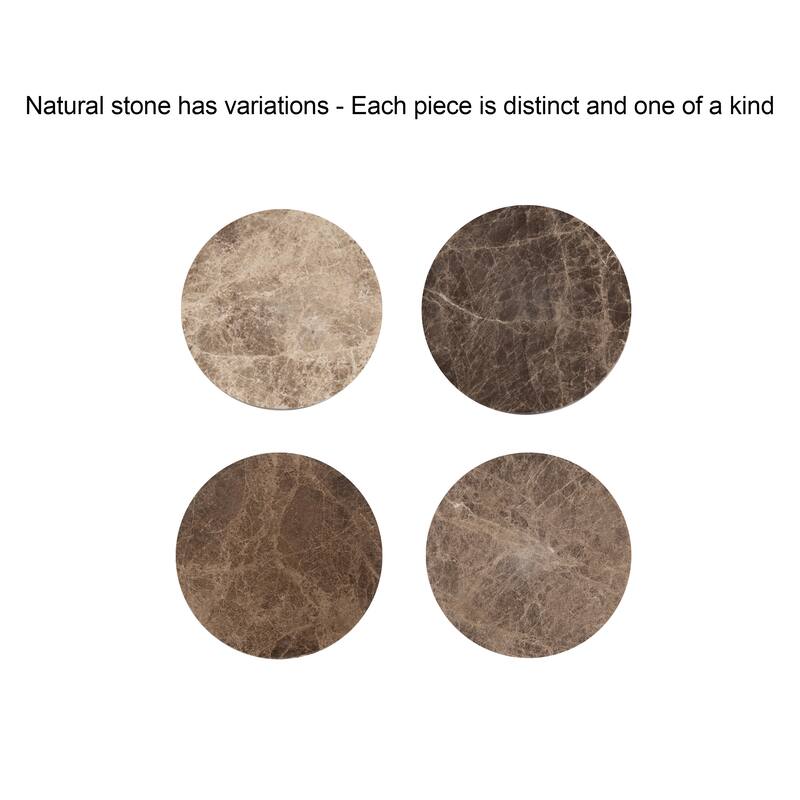 Kate and Laurel Engles Adjustable Marble Table and Plant Stand