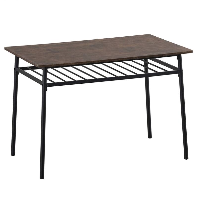 Steel Frame 6-Piece Modern Dining Set for Kitchen