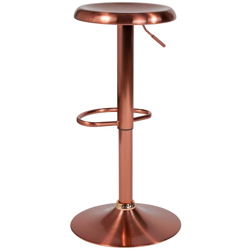 Adjustable Height Retro Barstool - 16"W x 16"D x 23" - 31"H