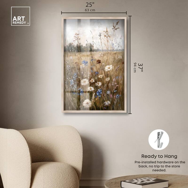 Field of Forgotten Dreams III Shadowbox by Art Remedy