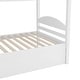 preview thumbnail 11 of 11, Simple 4 Beds Twin Over Twin L-Shaped Bunk Bed With Trundle