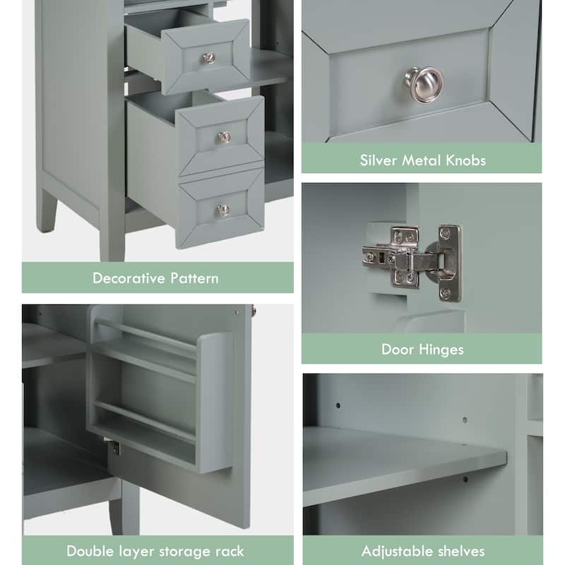 Bathroom Vanity with Ceramic Undermount Sink
