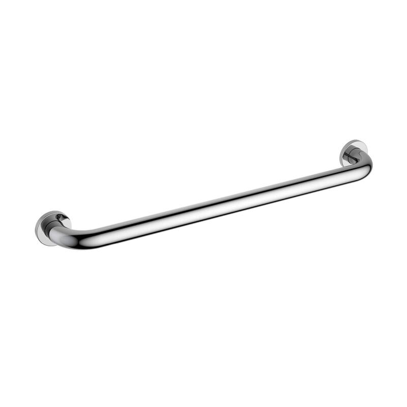 24-Inch Stainless Steel Bathroom Safety Grab Bar - Chrome