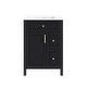 preview thumbnail 37 of 37, 24-Inch Bathroom Vanity with Ceramic Sink - 24" x 18" x 34"