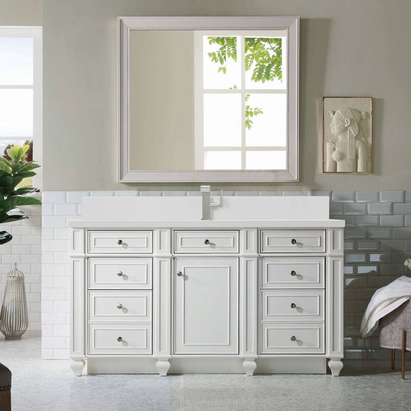 James Martin Vanities 157-V60S-1WZ Bristol 60" Single Basin Walnut