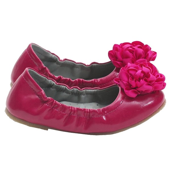 pit4tk Girls Flexible Slip-On Dress Ballet Flats Dress Shoes Princess Shoes Little Kids//Little Girls