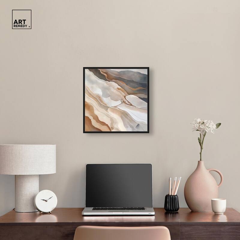 Earthen Flow Canvas by Art Remedy