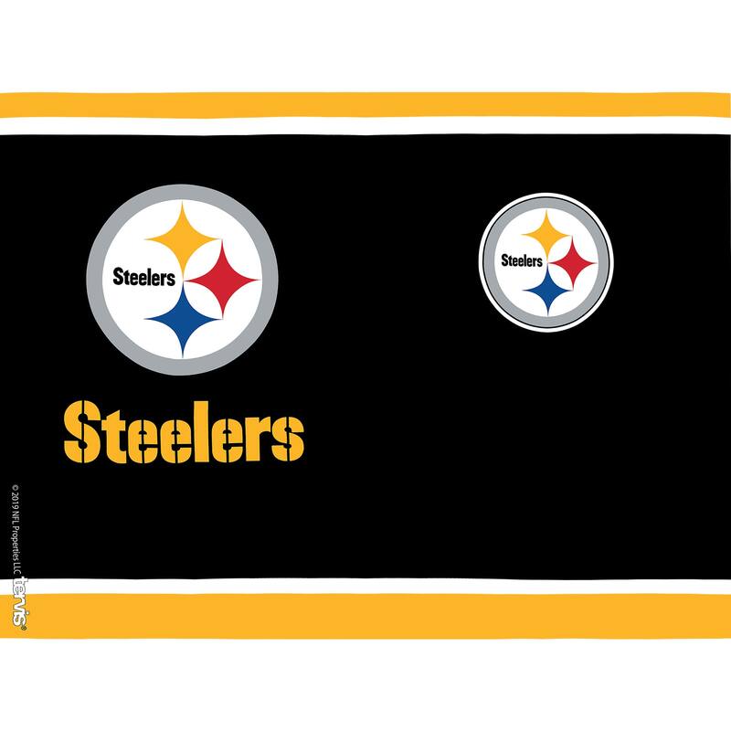 Tervis NFL Pittsburgh Steelers Touchdown Made in USA Double Walled Insulated Travel Tumbler, Classic