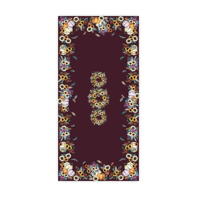 Laural Home Fall Feathers Tablecloth - 70x144