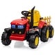preview thumbnail 1 of 23, Kids Ride on Tractor with Remote Control, 3-Gear-Shift Red