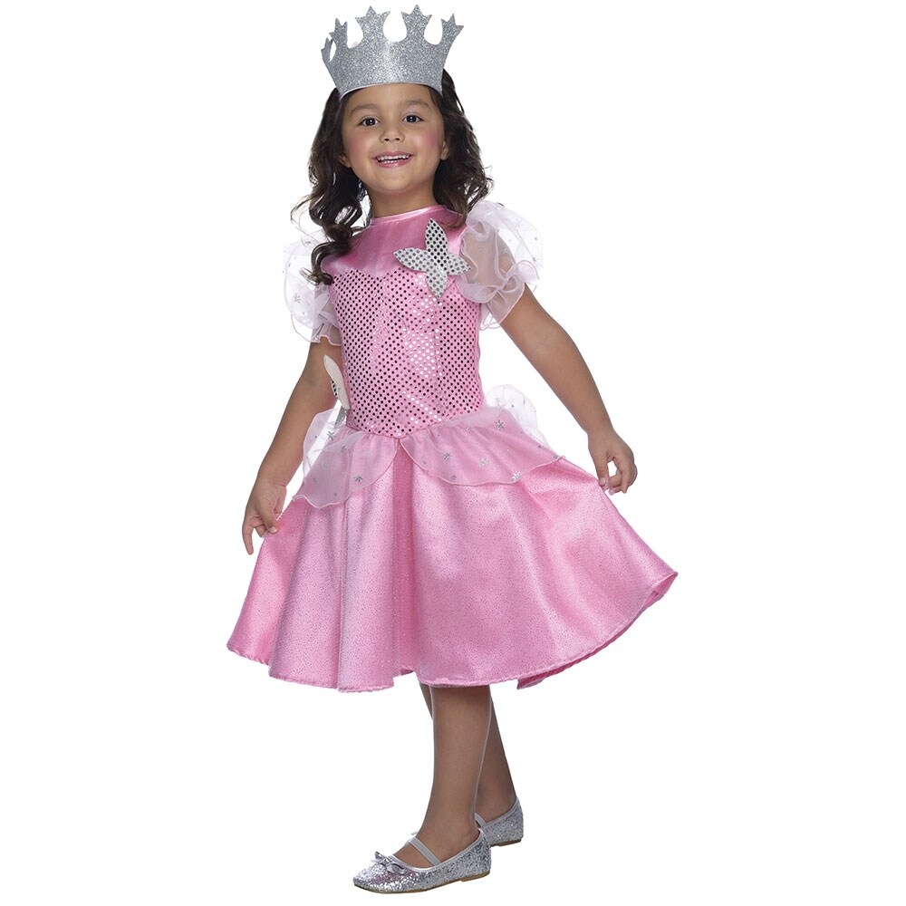 Shop Toddler Glinda The Good Witch Sequin Halloween Costume Overstock 14671881 Medium Size 8 10