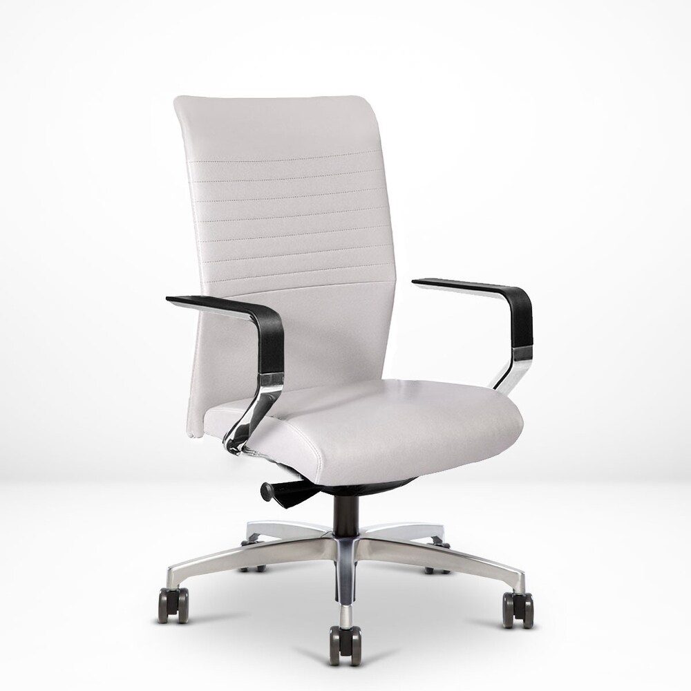 overstock desk chair white