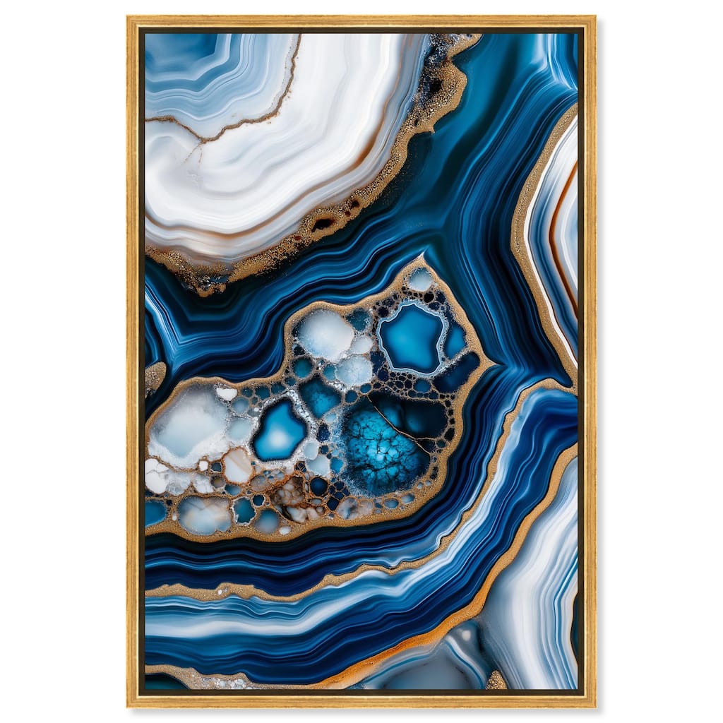 Azure Alveoli II Canvas by Art Remedy