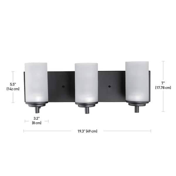 Carla 5Piece Dark Bronze Bathroom Hardware Set 3Light Vanity Bed Bath & Beyond 32244559