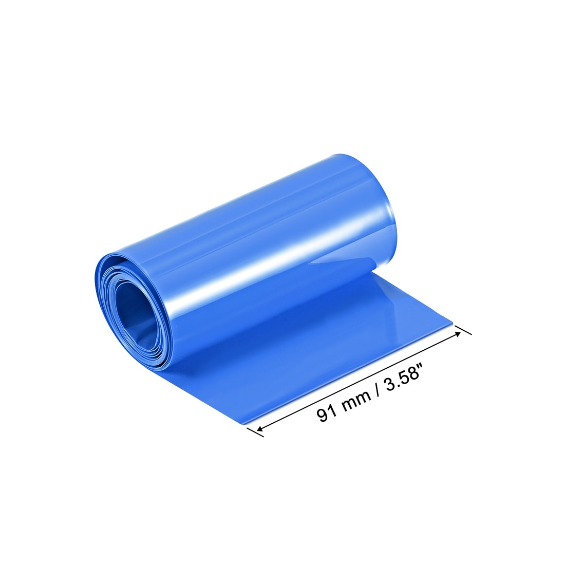 PVC Heat Shrink Tube 91mm Flat Width Wrap