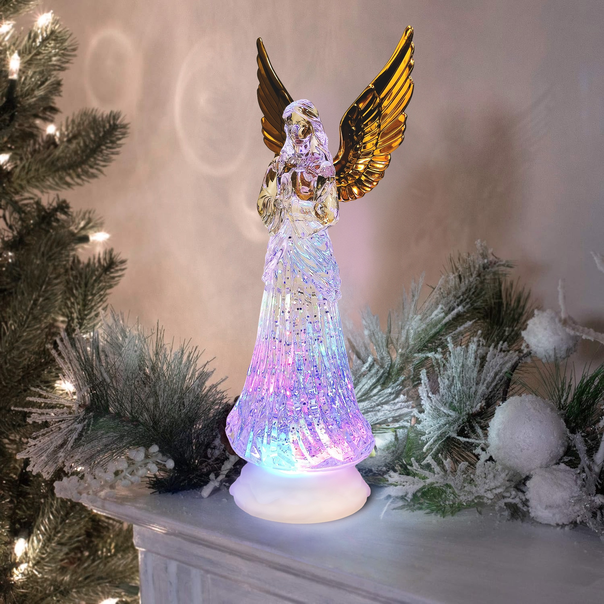 Swirling glitter christmas tree best sale