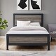 preview thumbnail 3 of 13, Middlebrook Santos Rustic Metal Queen Panel Bed