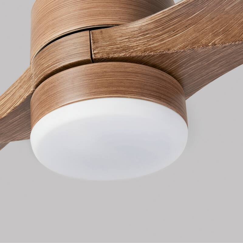 CO-Z 42" 2-Blade Reversible LED Ceiling Fan w Light Kit, Remote Control, Timer