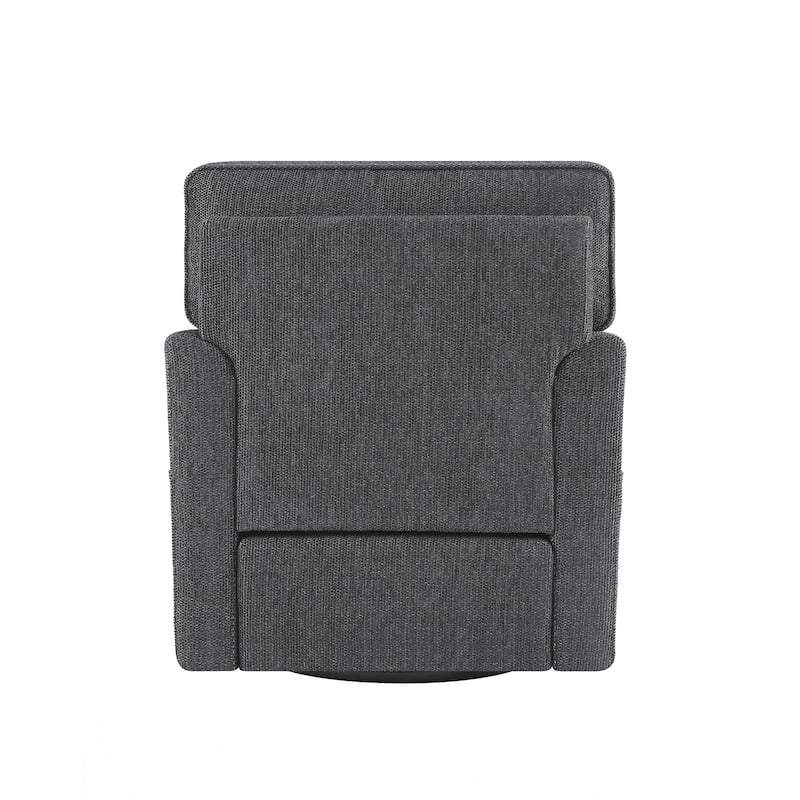360° Swivel Chair Accent Barrel Armchair Swivel Sofa Chair with Side Pockets for Living Room, Bedroom, Office and Hotel