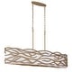 preview thumbnail 1 of 9, Minka Lavery 3717 Branch Reality 10 Light 60" Wide Linear Chandelier