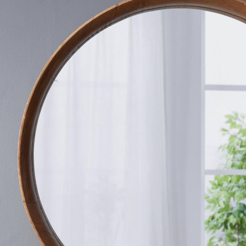 Round wall mirror for living room
