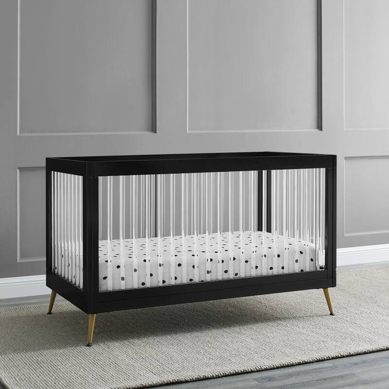 Sloane 4-in-1 Acrylic Convertible Crib, Greenguard Gold Certified