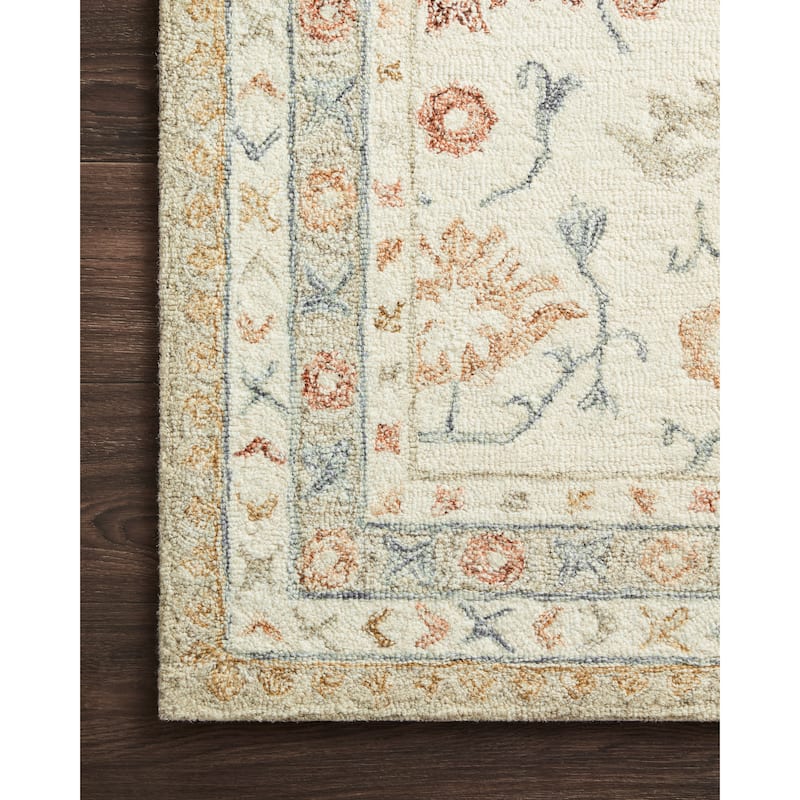 Alexander Home Annabelle Sunrise Hand-Hooked Traditional Wool Rug