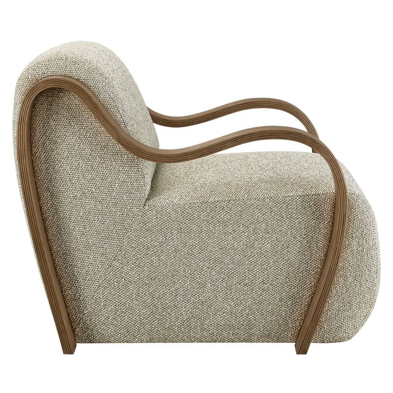 Atrium Lattice Boucle Accent Armchair