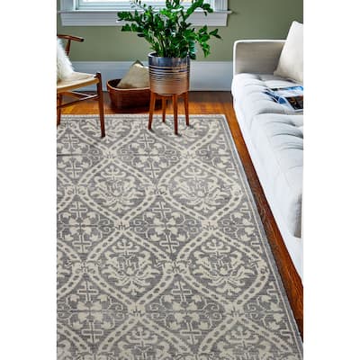 Bashian Pompeii Transitional Hand Knotted Area Rug