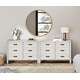 preview thumbnail 16 of 16, Kids Dresser for Bedroom, Baby Closet Storage Organizer for Nursery White - 12-drawer