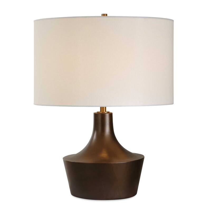 Uttermost Paseo Bronze Table Lamp - 17.00" W x 21.75" H x 17.00" D