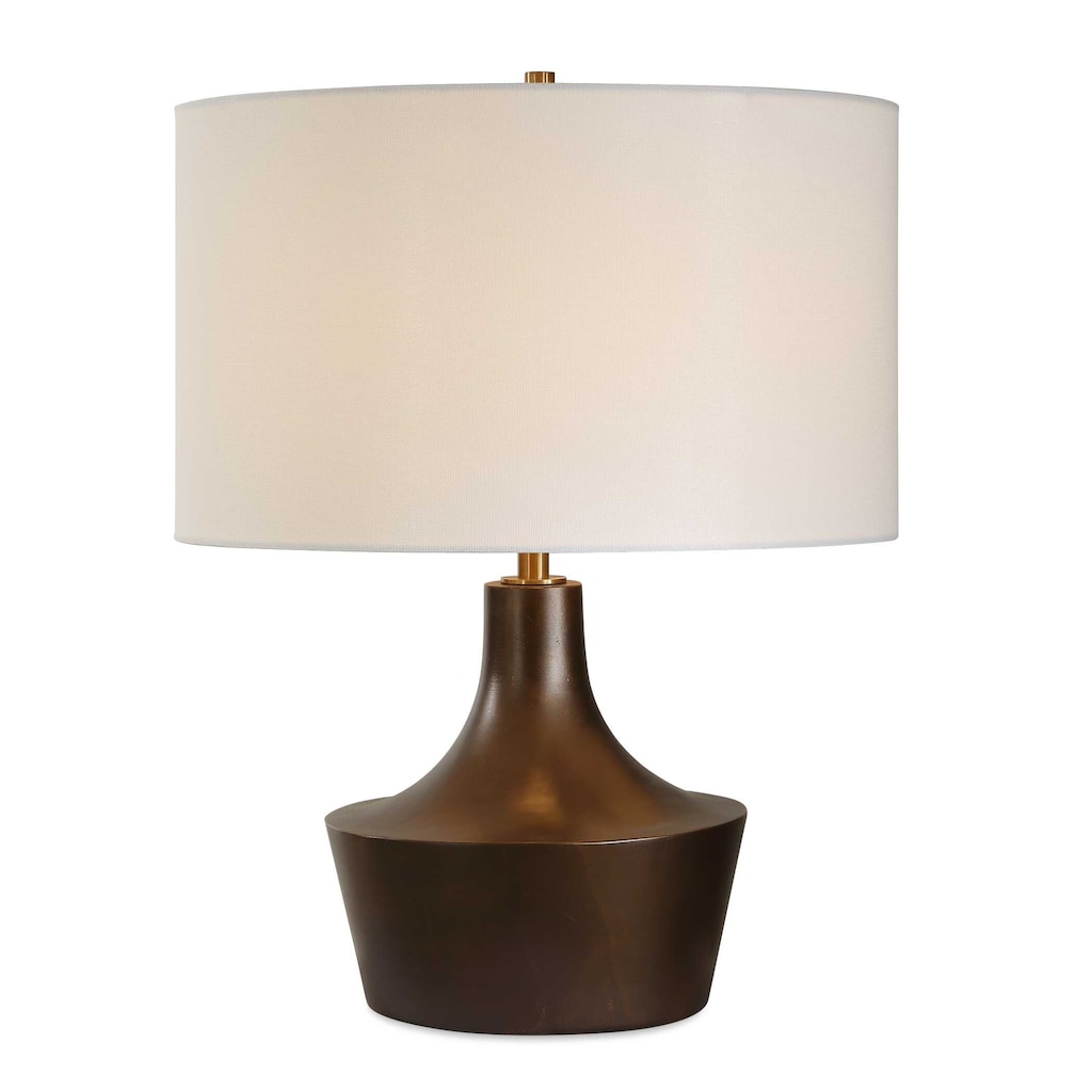 Uttermost Paseo Bronze Table Lamp - 17.00" W x 21.75" H x 17.00" D