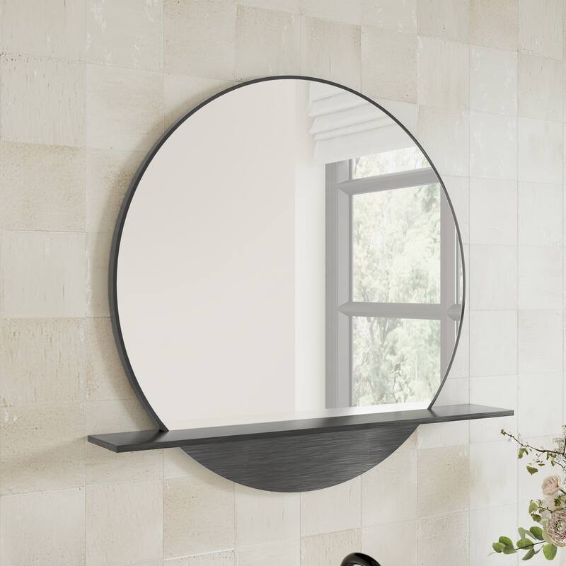 Platform 24" Mirror, Brushed Nickel