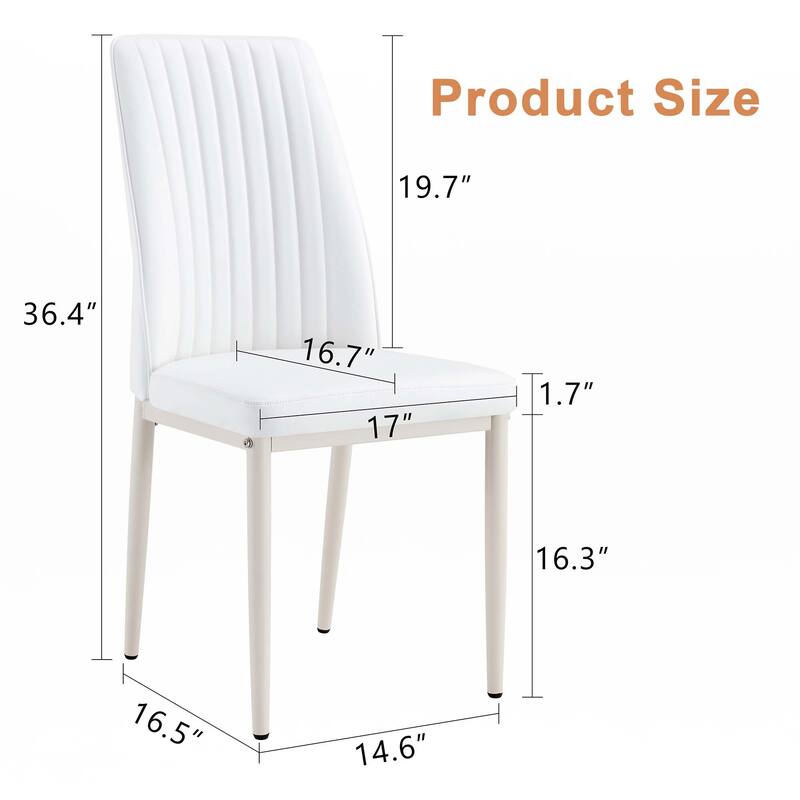 6 Dining Chair Set, White Dining Chair Set