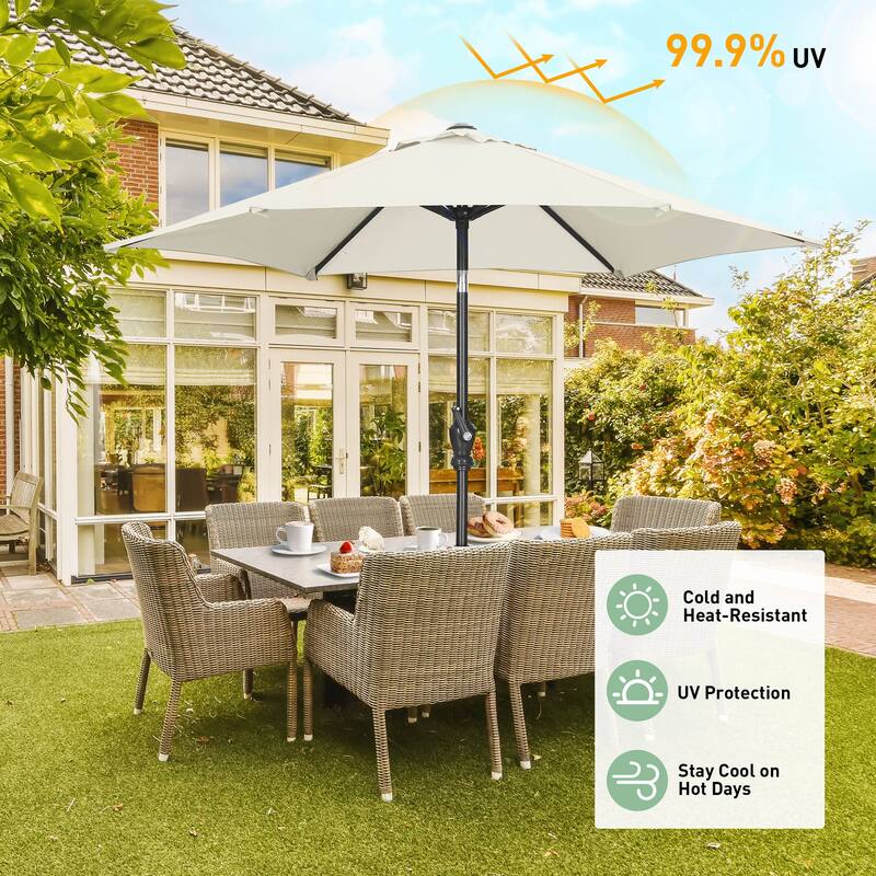 Ainfox Patio Umbrella Without Base for Garden Patio